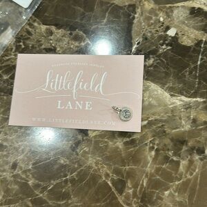 Volleyball charm- Sterling Silver NWT plus cosmetics bag!